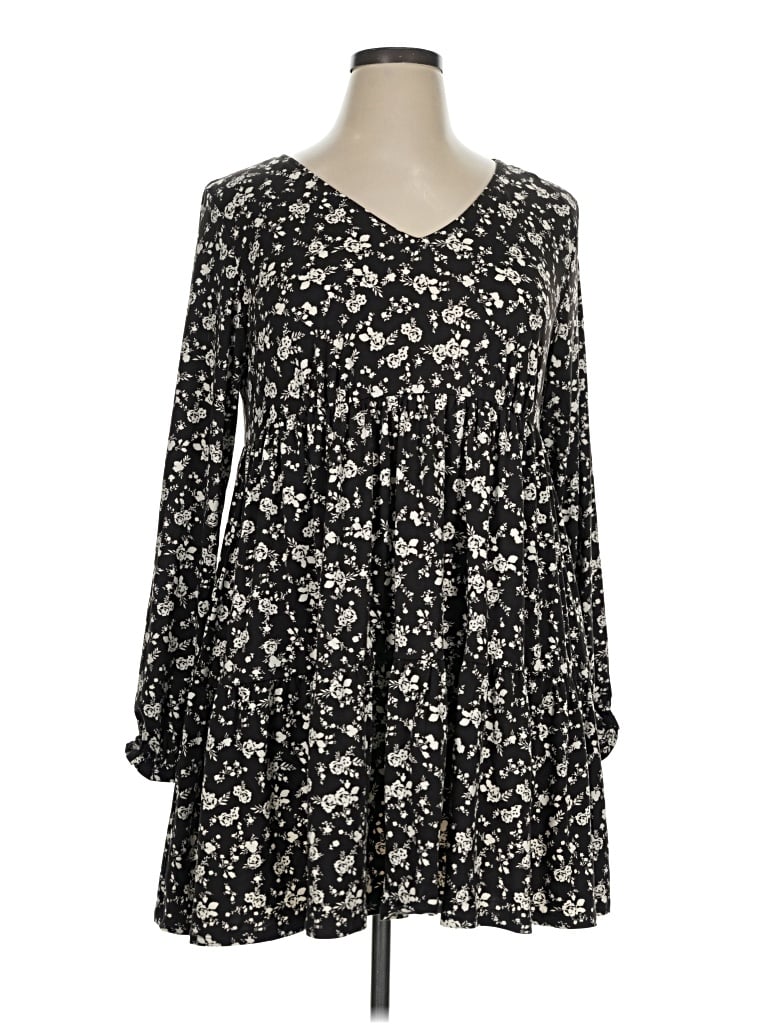 Pre-owned True Craft Casual Dress In Black