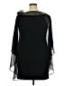 Xscape 100% Polyester Black 3/4 Sleeve Blouse Size 14 (petite) - photo 2