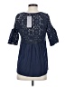 Daniel Rainn Blue 3/4 Sleeve Blouse Size XS - photo 2