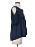 Daniel Rainn Blue 3/4 Sleeve Blouse Size XS - photo 4
