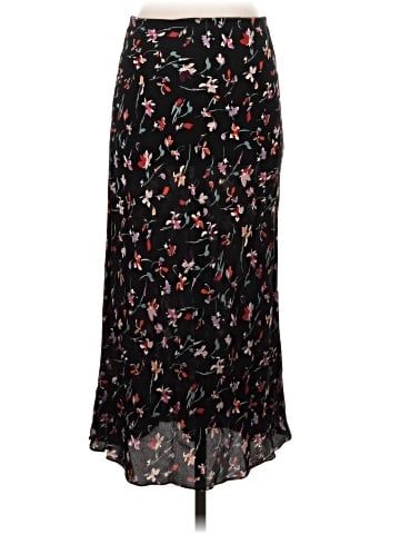 Madewell Midi Slip Skirt in Drifting Flowers (view 2)
