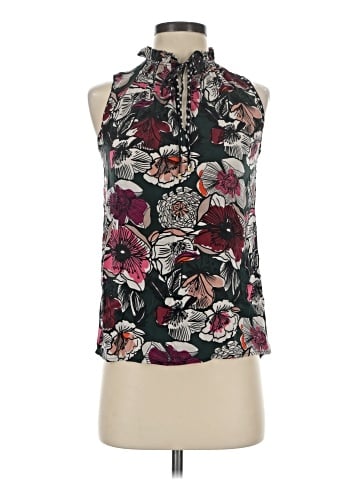 Trina Turk Sleeveless Silk Top (view 1)