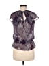 Vanity 100% Polyester Purple Sleeveless Blouse Size M - photo 2