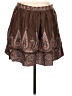Theme Paisley Brown Casual Skirt Size L - photo 1