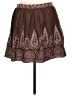 Theme Paisley Brown Casual Skirt Size L - photo 2
