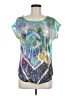Bongo Teal Short Sleeve Top Size M - photo 1