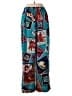 Tiny 100% Polyester Graphic Blue Casual Pants Size M - photo 2