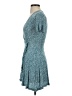 Pull&Bear Polka Dots Teal Casual Dress Size XS - photo 5