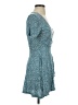 Pull&Bear Polka Dots Teal Casual Dress Size XS - photo 4