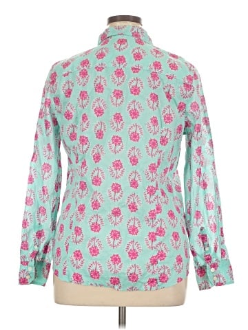 J.Crew Factory Store Long Sleeve Button-Down Shirt (view 2)