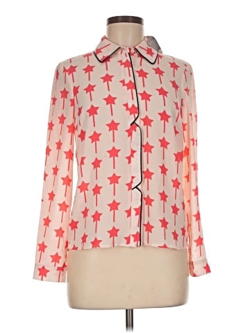 Topshop Long Sleeve Blouse (view 1)