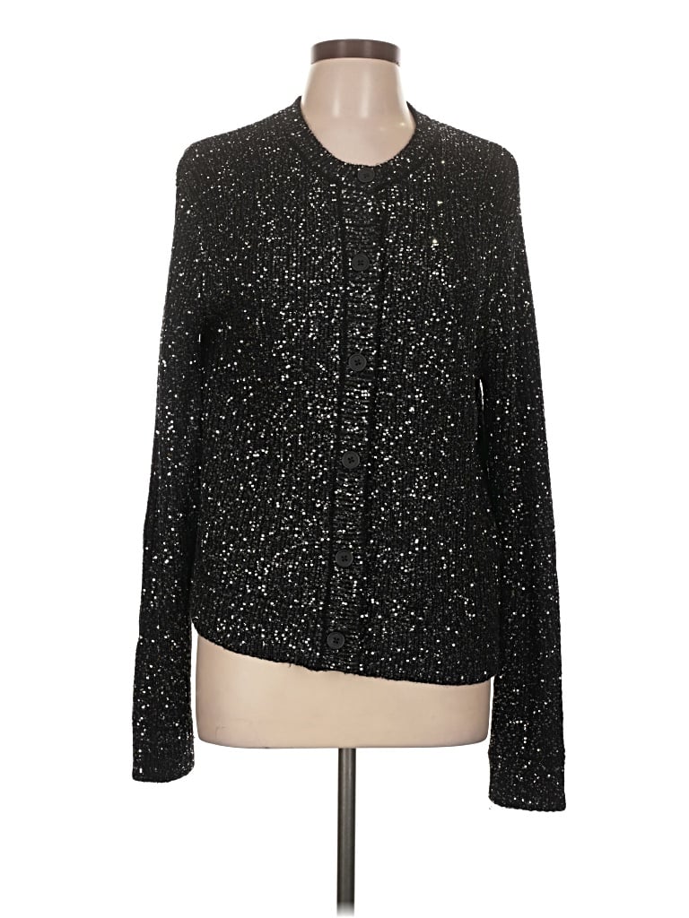 Pre-owned Future Collective Cardigan Sweater In Black