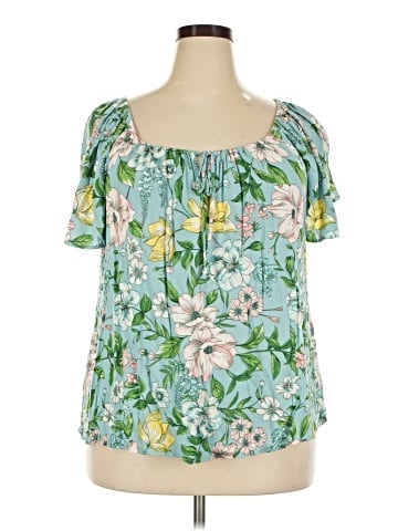 Torrid Short Sleeve Blouse (view 1)