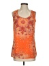 CAbi 100% Polyester Orange Sleeveless Blouse Size S - photo 1