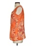 CAbi 100% Polyester Orange Sleeveless Blouse Size S - photo 5