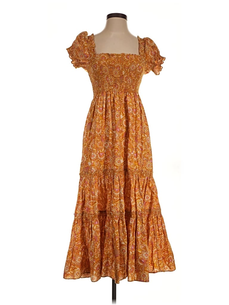 Pre-owned Opt Casual Dress In Orange