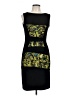 Taylor 100% Polyester Graphic Black Cocktail Dress Size 10 - photo 1