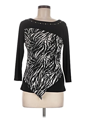 NY Collection 3/4 Sleeve Top (view 1)