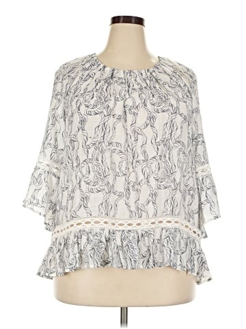 Zac & Rachel 3/4 Sleeve Blouse (view 1)