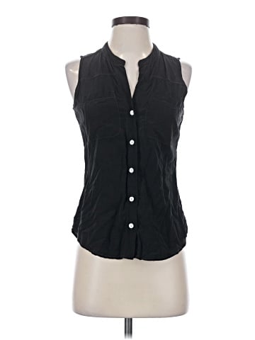Max Studio Sleeveless Silk Top (view 1)