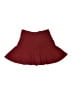 Zara 100% Polyester Solid Burgundy Skort Size XS - photo 2