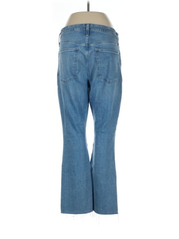 Madewell Kick Out Crop Jeans in Corley Wash: Raw-Hem Edition (view 2)