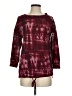 French Laundry Tie-dye Burgundy Pullover Sweater Size S - photo 1