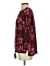 French Laundry Tie-dye Burgundy Pullover Sweater Size S - photo 5