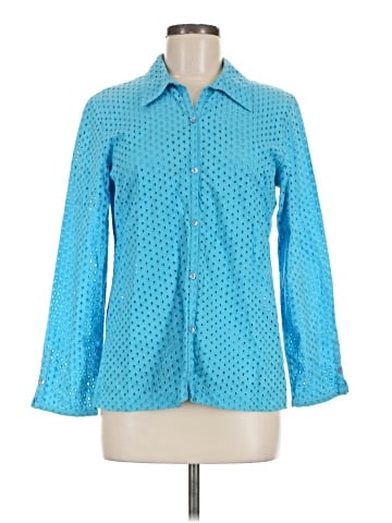 Sigrid Olsen Sport Long Sleeve Blouse (view 1)