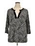 Anne Klein Black 3/4 Sleeve Blouse Size XL - photo 1