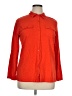Talbots 100% Cotton Red Long Sleeve Button-Down Shirt Size XL - photo 1