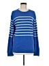 Aeropostale 100% Cotton Stripes Blue Pullover Sweater Size M - photo 1