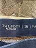 Talbots 100% Cotton Solid Blue Jeans Size 16 - photo 4
