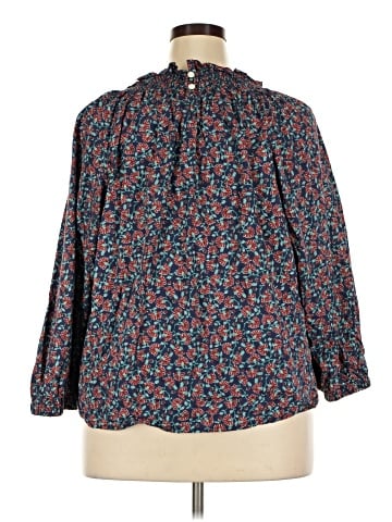 J.Crew Factory Store 3/4 Sleeve Blouse (view 2)