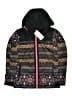 Roxy Girl 100% Polyester Print Black Jacket Size 16 - photo 1