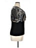 Worthington 100% Polyester Black Short Sleeve Top Size XL - photo 4