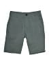 Hurley 100% Polyester Solid Green Khaki Shorts Size 8 - photo 1