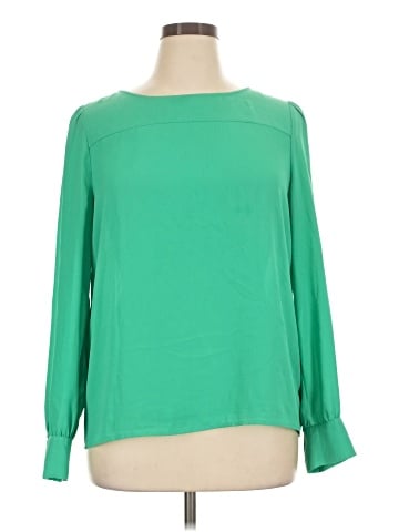 J.Crew Factory Store Long Sleeve Blouse (view 1)