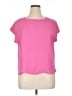 Ann Taylor 100% Polyester Pink Short Sleeve Top Size XL (petite) - photo 1