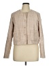 Just Fab 100% Polyester Tweed Tan Jacket Size XL - photo 1