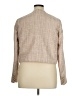 Just Fab 100% Polyester Tweed Tan Jacket Size XL - photo 2