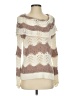 Sun & Shadow Chevron-herringbone Ivory Pullover Sweater Size XS - photo 1