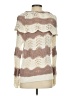 Sun & Shadow Chevron-herringbone Ivory Pullover Sweater Size XS - photo 2
