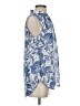 H&M 100% Polyester Blue Sleeveless Blouse Size 4 - photo 4