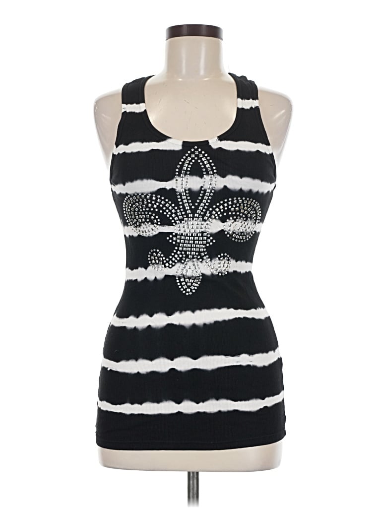 Pre-owned Daytrip Tank Top Black Halter Neckline Tops