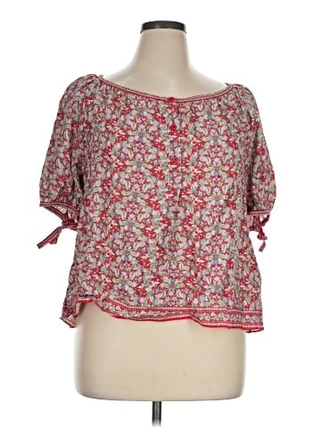 Max Studio Short Sleeve Blouse (view 1)