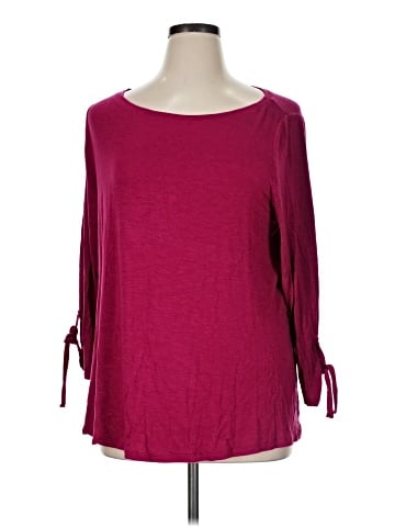 Lane Bryant 3/4 Sleeve T-Shirt (view 1)