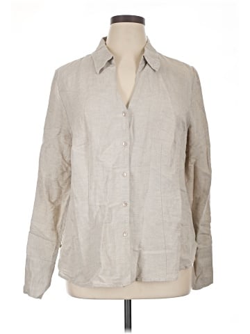 Lane Bryant Long Sleeve Button-Down Shirt (view 1)