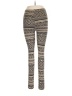 Active Basic Print Brown Leggings Size L - photo 2