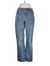 Gloria Vanderbilt Solid Blue Jeans Size 8 - photo 1